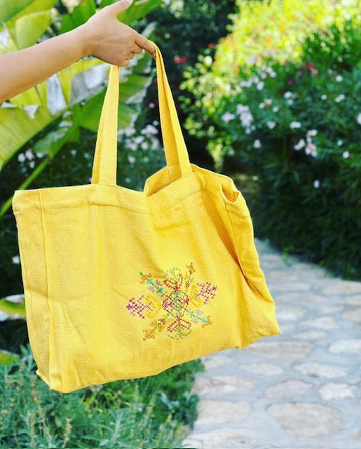 Sac brodé en Tarz fassi 'Chams'